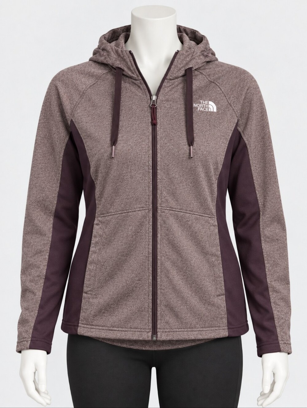 The North Face women’s hooded full zip performance jacket Size Large